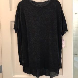 Free People Tops - Free People We the Free Dark Gray Layered Top Sz M Free People Tops - Free People We the Free Dark Gray Layered Top Sz M